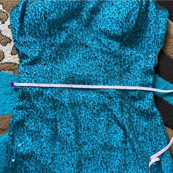 Scala Turquoise Beaded Dress - Picture 14 of 16